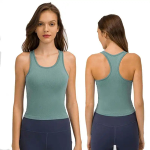 2025 Women Buttery Soft Cotton Spandex Comfortable Fitness Tank Top Women Tank Top Oem Service Customized Design Men Tank Top - Product Image 4