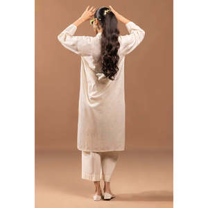 Chemise respirante teinte en jacquard KJ-43202 avec col mandarin - Product Image 2