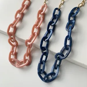 Collar de resina acrílica hecho a mano, artesanía india con temática artística para bodas, fiestas y regalos, joyería de moda para mujer - Product Image 4