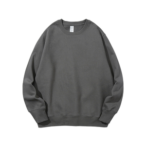 Sudaderas con logotipo personalizado 2025 para hombre, Sudadera con cuello redondo caqui en blanco, tejido de ganchillo para invierno, sudaderas con capucha personalizadas baratas - Product Image 2