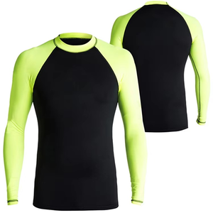 Rashguard Custom Polyester Spandex T-shirt Man Sports Training Tshirt Wholesale Gym Fitness <b>Printed</b> T Shirt for Men - Product Image 1
