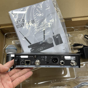 Sistema de Micrófono Inalámbrico QLXD4 <span class=keywords><strong>SM58</strong></span>/Beta58a UHF True Diversity, Kit de Micrófono de Mano para Karaoke, para Iglesia, para <span class=keywords><strong>Shure</strong></span> - Product Image 3