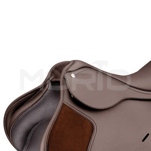 Sillín de doma de cuero genuino marrón de alta calidad, duradero, multiusos, productos de Carreras de Caballos en inglés de la India para carreras de caballos - Product Image 3