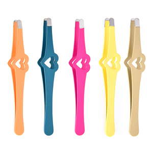 Pinzas de cejas inclinadas de alta exigencia para depilación, pinzas de depilación con mango cómodo, pinzas para cejas - Product Image 6