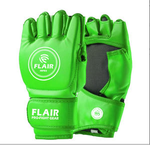 Guantes Mma profesionales de cuero PU de medio dedo para hombres Guantes de entrenamiento de talla grande Suministro de precio de fábrica para entrenamiento de boxeo - Product Image 4