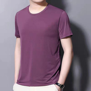 T-shirts imprimés d'été pour hommes à séchage rapide personnalisés par OEM chemises de publicité culturelle à col rond et à manches courtes - Product Image 1