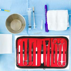 Juego de instrumentos de entrenamiento veterinario médico profesional, Kit de disección de Anatomía de acero inoxidable, Kit quirúrgico Manual para Hospital - Product Image 3