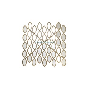 Espejo decorativo para colgar en la pared para sala de estar y hoteles, patrón de aspecto atractivo, espejo montado en la pared moderno clásico para decoración del hogar - Product Image 1