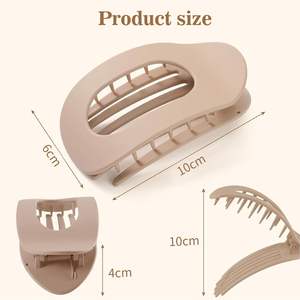 Pinza de pelo con acabado Súper elegante para cabello grueso, accesorios de plástico duraderos para el cabello para niñas a los mejores precios - Product Image 4