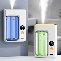 Humidificateur d'air intelligent rechargeable à brume froide 50 ml, diffuseur d'huiles essentielles mural, 5 vitesses, diffuseur d'arômes automatique pour salle de bain