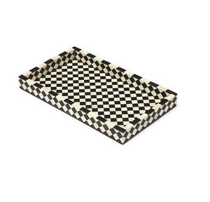 Plateau de service personnalisable en os incrusté, bois et résine, décoratif, compatible lave-vaisselle et micro-ondes, disponible en différentes couleurs, directement - Product Image 2