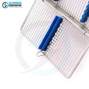 Cesta Oftálmica Micro con Tapa, Insertos de Acero Inoxidable, Tiras Duraderas y Reutilizables, Diseñada para un Manejo Seguro de Instrumentos Oftalmológicos - Product Image 5