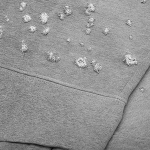 Sweat à capuche vintage personnalisé délavé à l'acide, coupe classique, broderie de patchs usés, 100% coton, tissu éponge français respirant, 370g, pour homme - Product Image 4