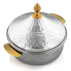 Fábrica de estilo Vintage directo de acero inoxidable para servir almacenamiento sopa caliente olla de Metal olla vajilla Cocina de Inducción aplicable - Product Image 5