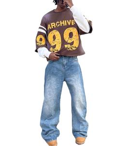 Custom Graphic <b>T</b> <b>Shirts</b> Double Layer Vintage <b>Long</b> <b>Sleeve</b> <b>Shirt</b> Acid Wash Custom Printing <b>shirts</b> Wholesale <b>T</b>-<b>shirt</b> for men - Product Image 5