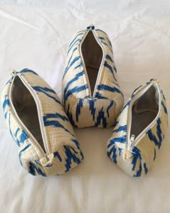 Bolsa de Maquillaje Acolchada de Algodón con Estampado Floral, Bolsa de Cosméticos de Viaje Mediana/Pequeña con Cremallera, Fabricante Mayorista de Estuches de Cosméticos - Product Image 4