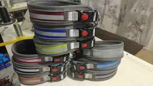 <b>Dog</b> Harness Double Bone Nylon Fabric Luxury Collar with Customized Closure & Breed Size Colorful Print Comfortable Design - Product Image 2