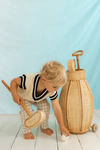 Nueva colección de juguetes de ratán para niños: golf, tabla de surf, guitarra, hechos en Vietnam con precio de mayoreo. - Product Image 4