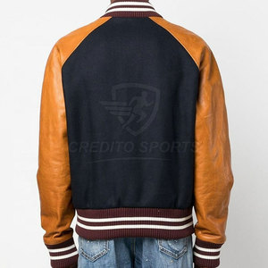 Comfortable Fit Letterman Jacket Classic Design Jacket For Youth Casual And Team Wear Best Online Selling - Product Image 3