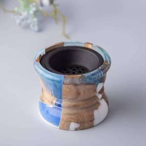 Brûleur d'encens en acrylique Bakhoor Mubkhar Aromatique Écologique Cadeau de mariage Eid Ramadan Naturel Fait à la main - Product Image 3