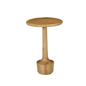 Ensemble de 2 tables d'appoint modernes en bois de manguier massif, finition naturelle, pour chambre à coucher, salon, bureau à domicile, appartement, canapé ou chevet - Product Image 3
