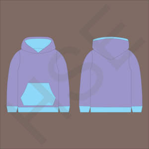 Sweat-shirt à capuche personnalisé, couleur noire, avec poche avant - Product Image 2