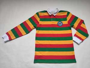 Tissu en toile personnalisé 100% coton lourd tricoté pour uniforme de rugby pour hommes 240 g/m² uni formel à séchage rapide avec logo brodé - Product Image 4