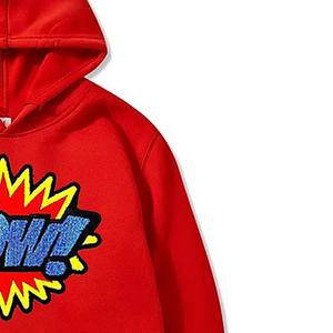 เสื้อฮู้ดดี้ปักลายเชนิลคุณภาพสูงสำหรับผู้ชาย ผ้าฝ้าย 100% แขนยาว สวมใส่สบาย เหมาะสำหรับฤดูหนาว ขายดี - Product Image 6