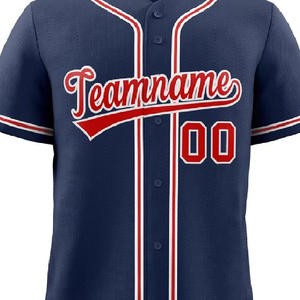 Design personnalisé pour jeunes et hommes Maillot de baseball Nouveaux vêtements de sport unis avec des maillots de baseball personnalisés en gros - Product Image 3