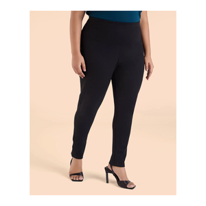 Leggings de sport taille haute pour femmes, extensibles, en coton et élasthanne, coupe ajustée, pantalon de yoga - Product Image 2