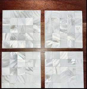 Sous-verres en nacre pour salons de thé et hôtels, restaurants, tapis et tampons pour jus de fruit, café, vadrouille artisanale - Product Image 3