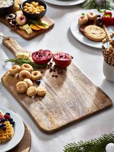 Tabla de Cortar y Bandeja para Servir de Madera de Mango Natural, Gran Venta - Product Image 3