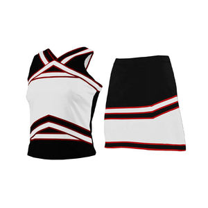 Uniformes de cheerleading en tissu extensible durable, coupe élégante pour les événements d'équipe - Product Image 3