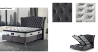 Lit d'Hôtel Européen Moderne Derniers Designs de Lits Doubles en Bois Massif Style Doux Européen