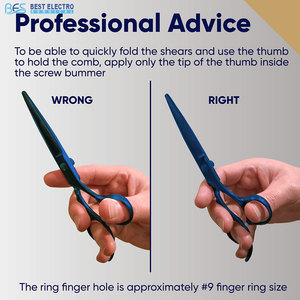 Ciseaux de coiffure sur mesure en gros, ciseaux de coiffure de couleur unie - Product Image 3