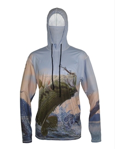 เสื้อสวมหัวมีฮู้ดสำหรับผู้ชาย, เสื้อสวมหัวมีฮู้ดผ้าแห้งเร็วป้องกัน UV สำหรับผู้ชาย - Product Image 2