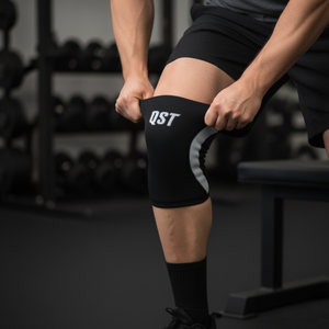 Manchons de genou en néoprène antidérapants de 7 mm avec logo personnalisé pour unisexe, protection professionnelle pour la musculation, le football et la course à pied, entraînement en salle de sport - Product Image 5