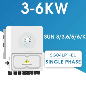 Onduleur solaire hybride DeYe <span class=keywords><strong>SUN</strong></span>-3/3.6/5/<span class=keywords><strong>6K</strong></span>-<span class=keywords><strong>SG04LP1</strong></span>-<span class=keywords><strong>EU</strong></span> monophasé 6KW à onde sinusoïdale pure 48V pour système de stockage d'énergie domestique - Product Image 1