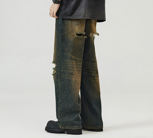 Pantalon de survêtement en détresse pour hommes, matériau durable, léger, de qualité supérieure, meilleur design Pantalon de survêtement en détresse pour hommes - Product Image 5