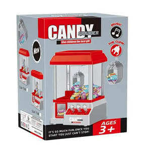 Mini máquina de plástico con pinzas de dibujos animados, juguete promocional para niños con diseños de huevos y caramelos de gelatina - Product Image 3