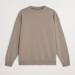 Meilleure vente coton Polyester o-cou sweats hommes décontracté couleur unie hommes nouveau automne mode Simple marque homme sweat - Product Image 3