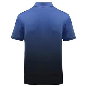 เสื้อโปโลแขนสั้นสำหรับผู้ชายเสื้อคอตตอนสีล้วนพิมพ์โลโก้ส่วนตัวทรงหลวม - Product Image 2