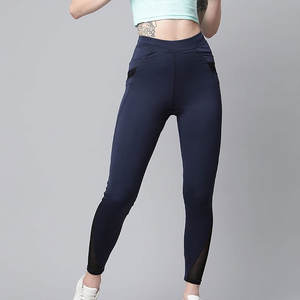 High Quality Custom Women's Yoga Fitness <b>Leggings</b> Breathable Polyester Workout Tights Mid Waist <b>Hot</b> Sale for Gym Use - Product Image 3