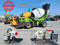 Camion mobile de mélangeur concret de chargement d'individu | 4WD mélangeur de ciment de alimentation automatique 5.5m3