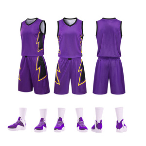 Camisetas de baloncesto personalizadas para hombre, camisetas de baloncesto transpirables de secado rápido, uniformes, venta al por mayor, sublimación personalizada para adultos - Product Image 4