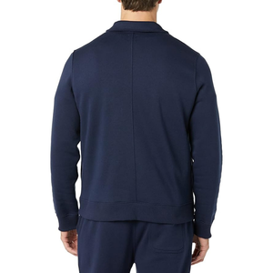 เสื้อกันหนาวซิปขนแกะสำหรับผู้ชายเสื้อมีฮู้ดแบบสวมหัวคอตั้งครึ่ง1/4ใหม่โลโก้แบบกำหนดเอง - Product Image 2