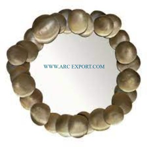 Haute exigence Top vente fantaisie mur miroir décoratif fabriqué à la main nouveau Style en aluminium matériel salon tenture murale miroir - Product Image 5