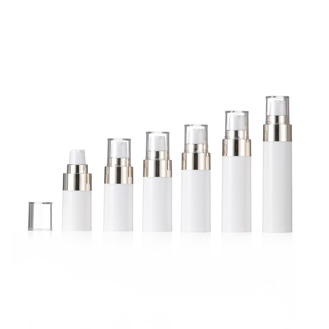 Accepted Customization 15Ml 20Ml 25Ml 30Ml 40Ml 50Ml Airless Bottle White Color Cosmetic Airless Bottle