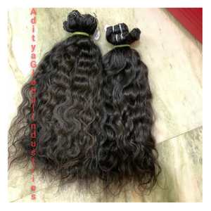 100% cuticules brutes alignées naturelles bouclées cheveux humains indiens vierges pas cher Remy Grade extensions de cheveux non transformés sans enchevêtrement - Product Image 4