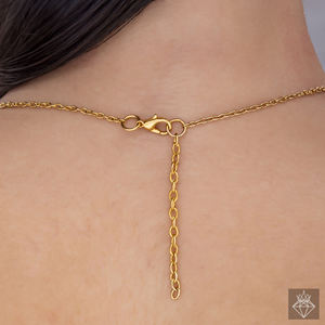 Collier en forme de cœur de perles anti-ternissement PRAO - Product Image 2